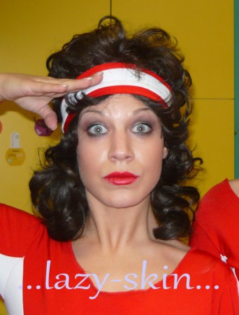 ...cvičenka na Spartakiádě...